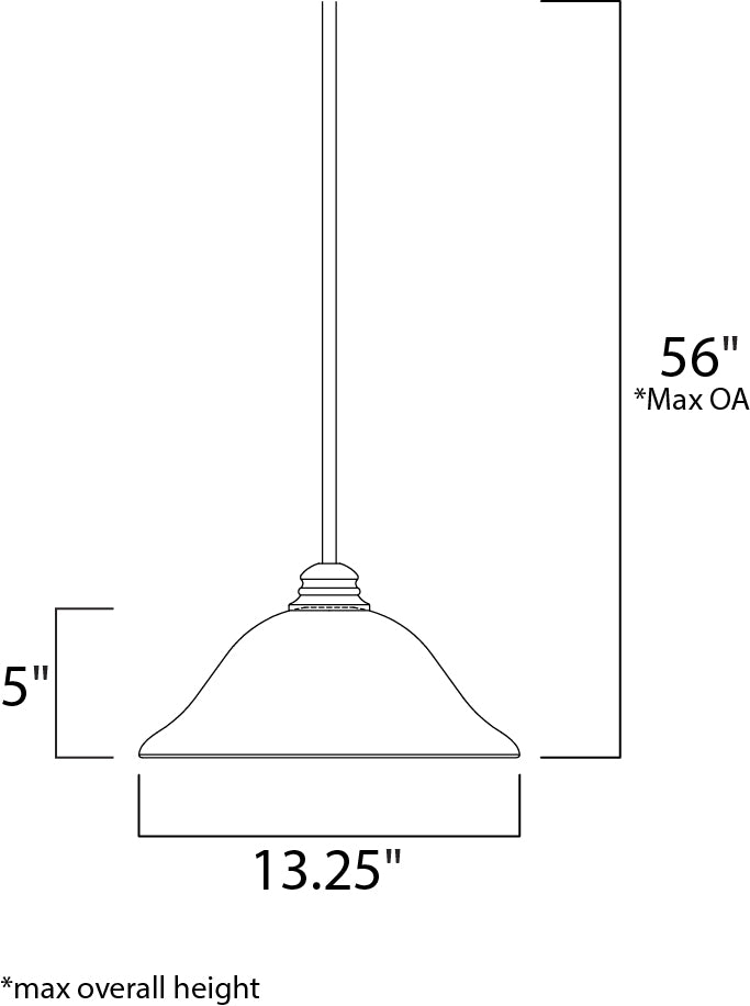 Maxim Essentials - 9106x 91061MRSN Pendant Light - Satin Nickel