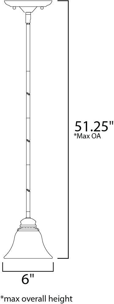 Maxim Malaga 91067FTSN Pendant Light - Satin Nickel