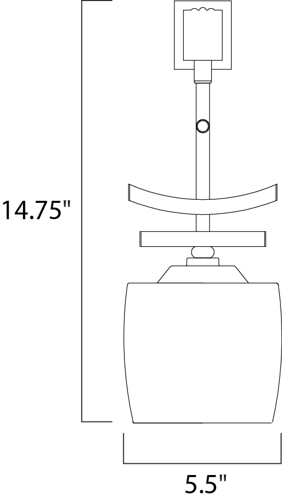 Maxim Asiana 91082WSRC Pendant Light - Roasted Chestnut