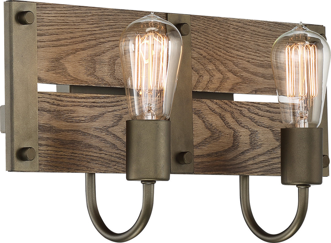 Nuvo Winchester 60-6428 Bath Vanity Light 17 in. wide - Bronze