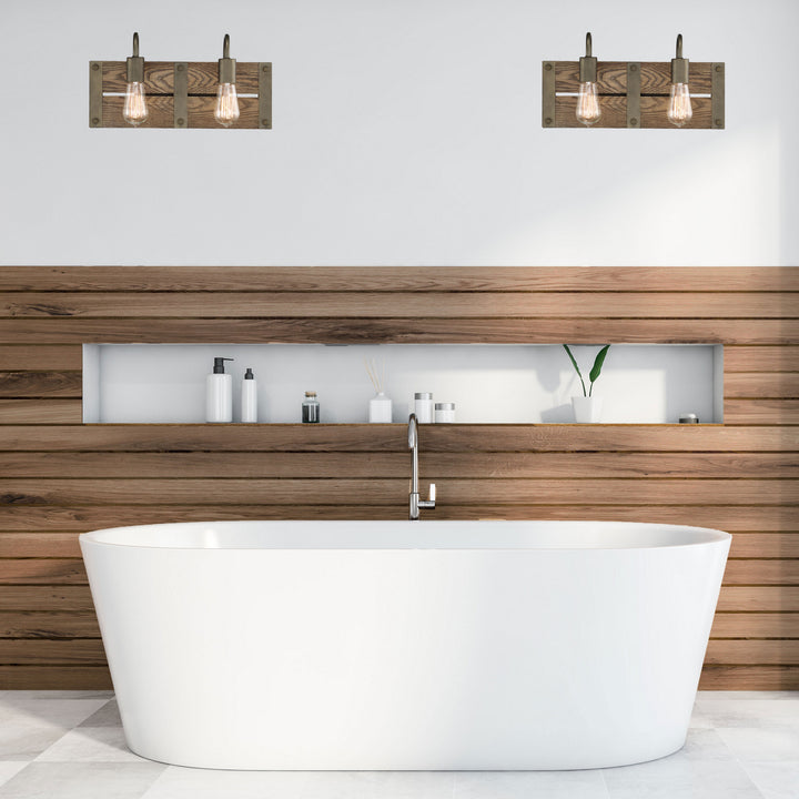 Nuvo Winchester 60-6428 Bath Vanity Light 17 in. wide - Bronze