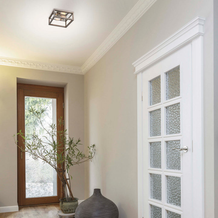 Nuvo Bliss 60-6482 Ceiling Light - Driftwood / Polished Nickel Accents