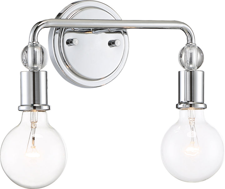 Nuvo Bounce 60-6562 Bath Vanity Light 14 in. wide - Polished Nickel