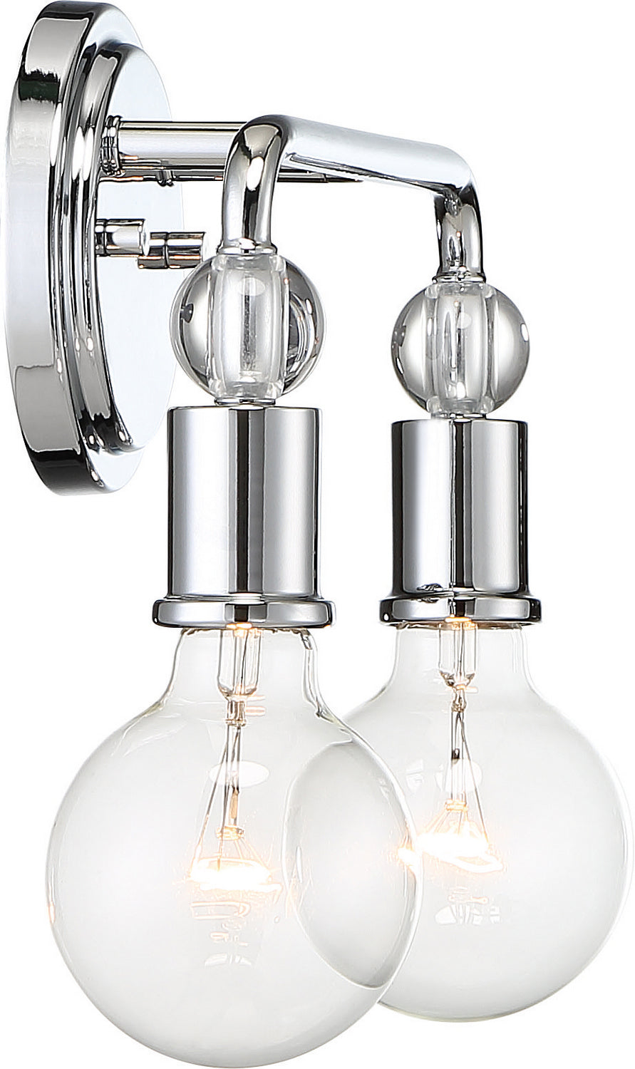 Nuvo Bounce 60-6562 Bath Vanity Light 14 in. wide - Polished Nickel