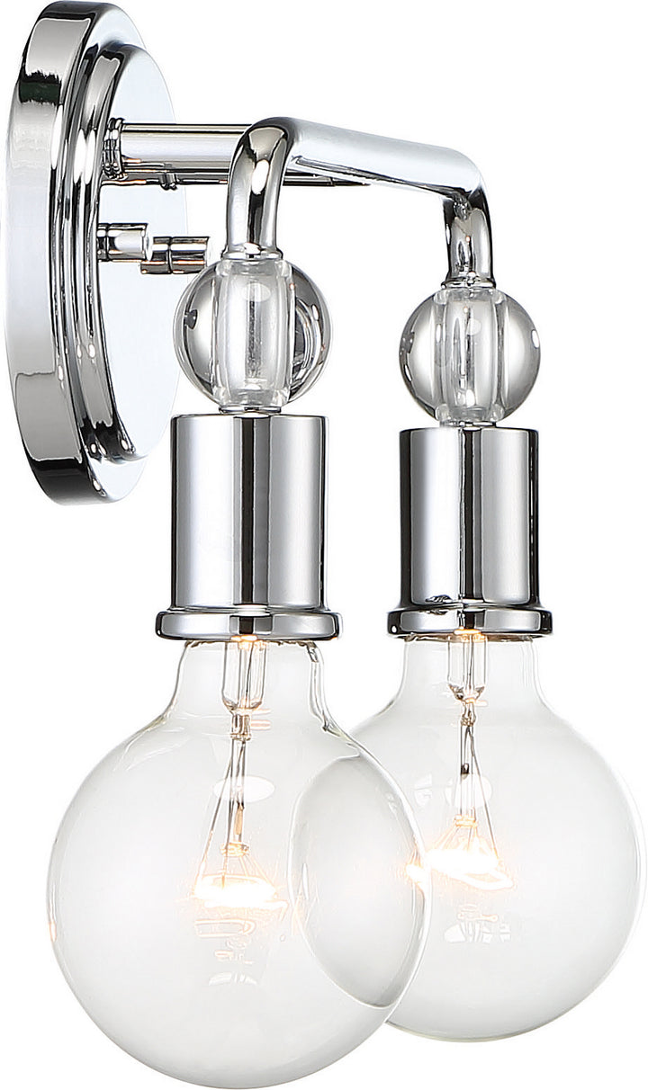 Nuvo Bounce 60-6562 Bath Vanity Light 14 in. wide - Polished Nickel