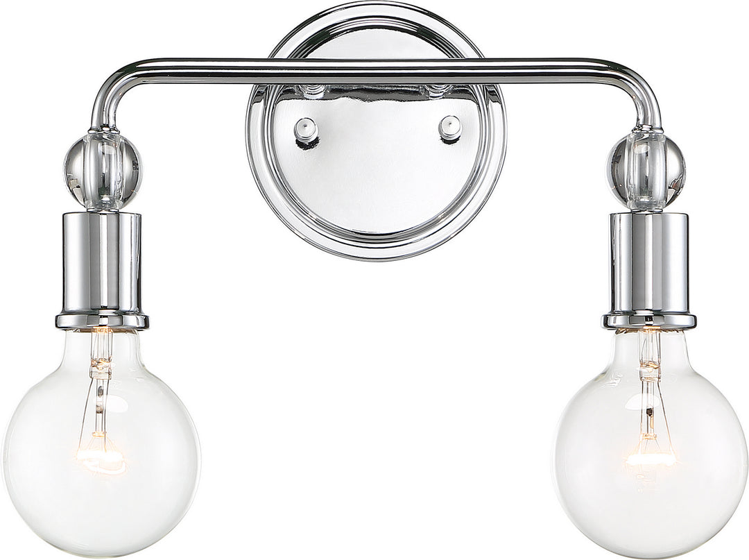 Nuvo Bounce 60-6562 Bath Vanity Light 14 in. wide - Polished Nickel