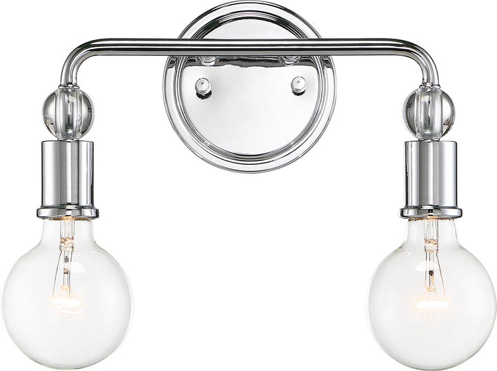Nuvo Bounce 60-6562 Bath Vanity Light 14 in. wide - Polished Nickel