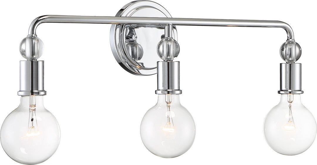 Nuvo Bounce 60-6563 Bath Vanity Light 24 in. wide - Polished Nickel