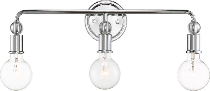Nuvo Bounce 60-6563 Bath Vanity Light 24 in. wide - Polished Nickel