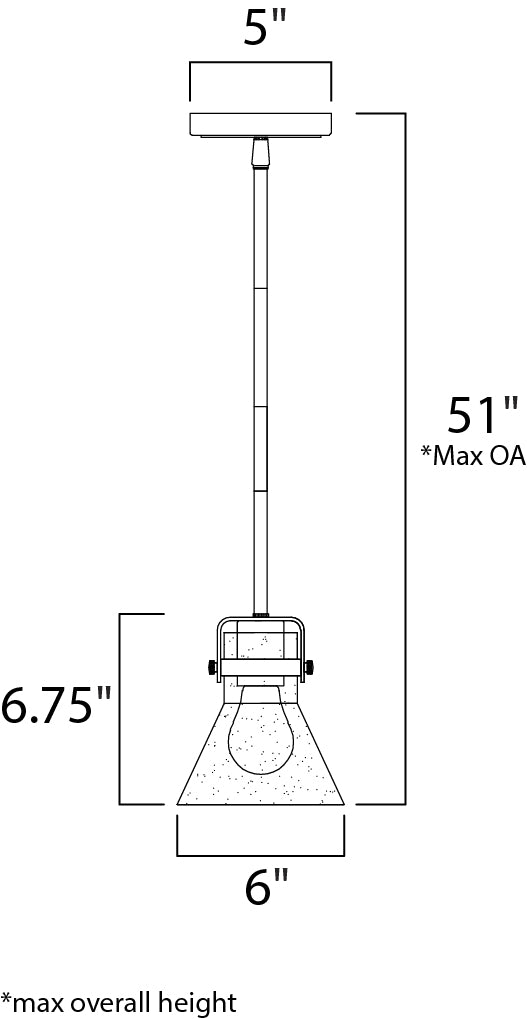 Maxim Seafarer 91110CDOI Pendant Light - Oil Rubbed Bronze