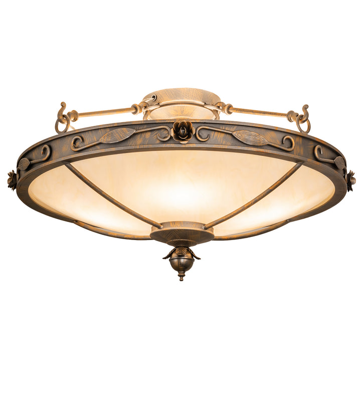 Meyda Tiffany Arabesque 204049 Ceiling Light - French Bronzed