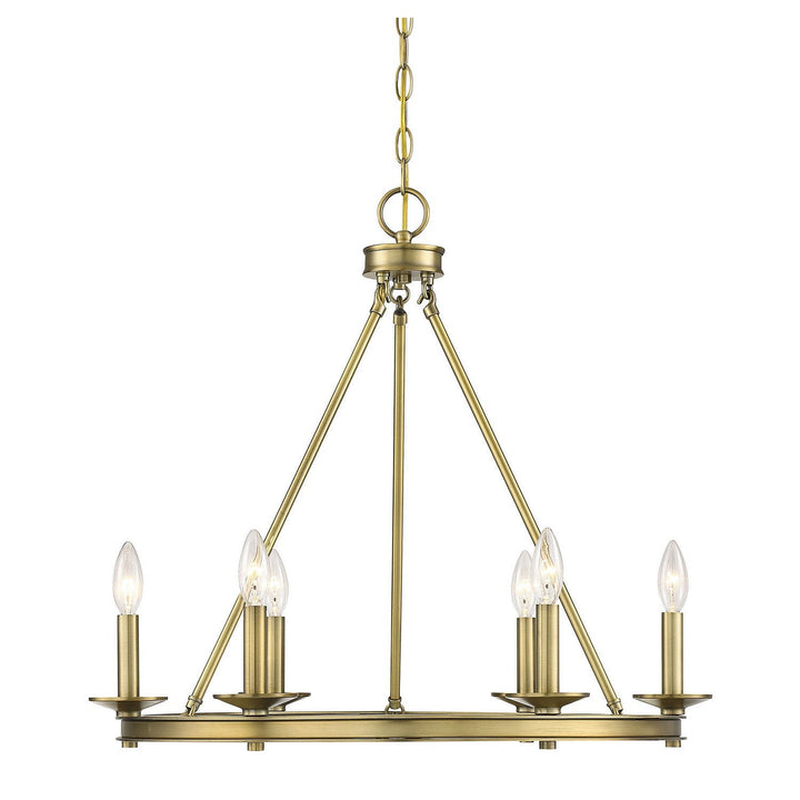 Savoy House Middleton 1-307-6-322 Chandelier Light - Warm Brass