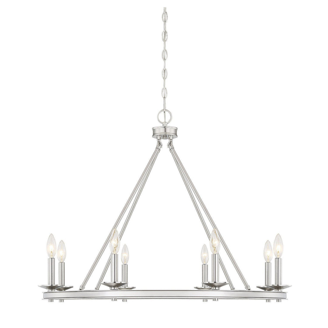 Savoy House Middleton 1-308-8-SN Chandelier Light - Satin Nickel