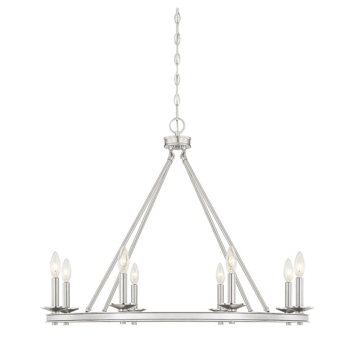 Savoy House Middleton 1-308-8-SN Chandelier Light - Satin Nickel