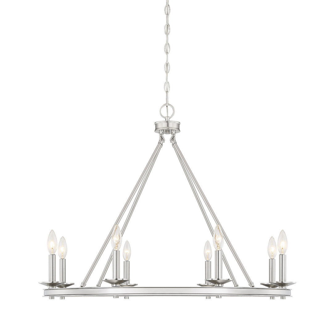 Savoy House Middleton 1-308-8-SN Chandelier Light - Satin Nickel