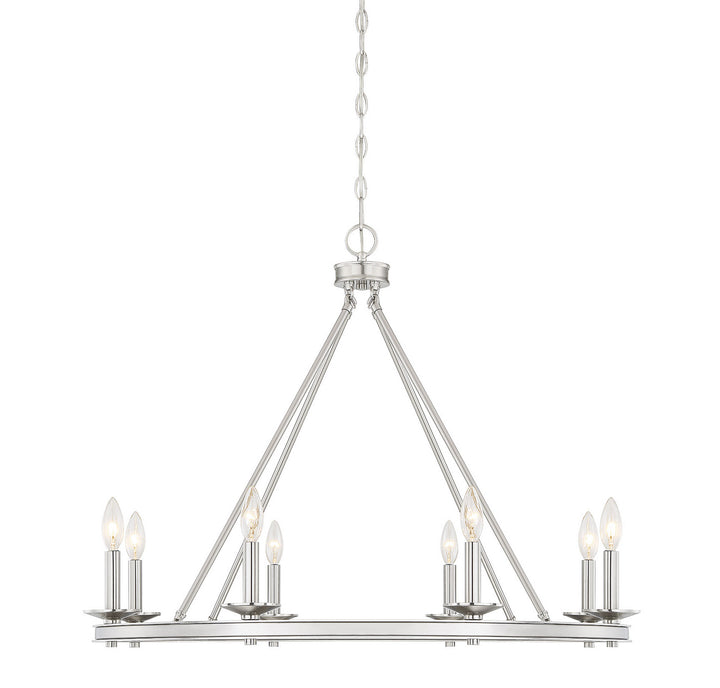 Savoy House Middleton 1-308-8-SN Chandelier Light - Satin Nickel