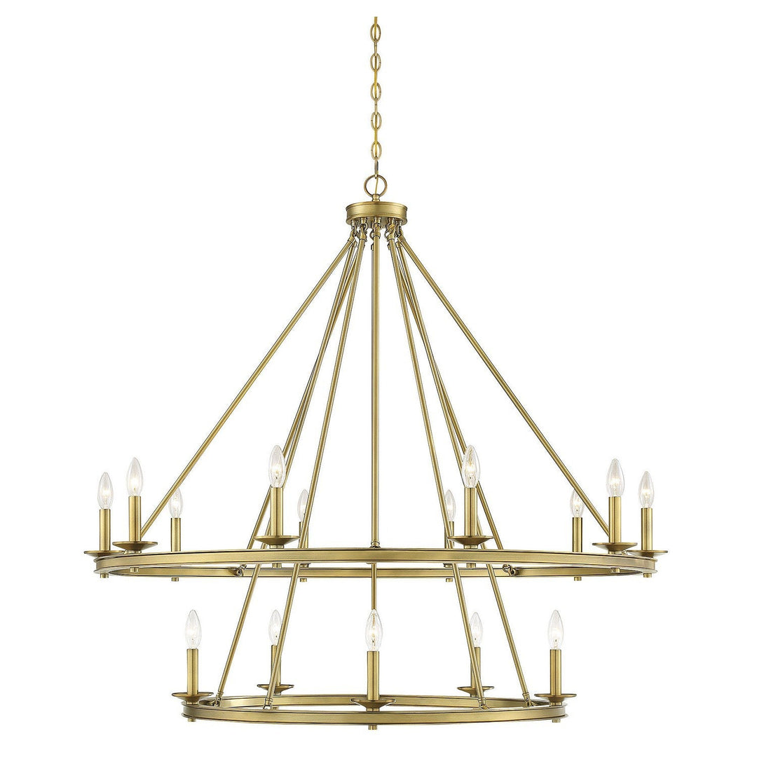 Savoy House Middleton 1-312-15-322 Chandelier Light - Warm Brass