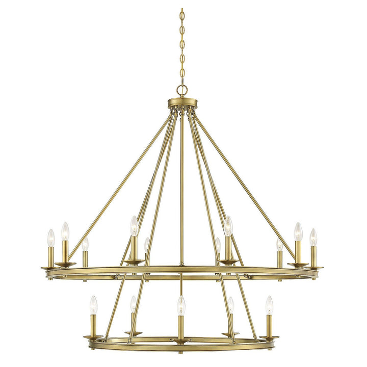 Savoy House Middleton 1-312-15-322 Chandelier Light - Warm Brass