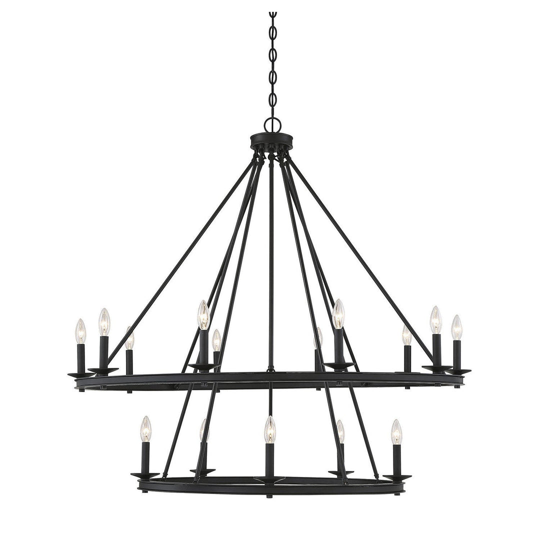 Savoy House Middleton 1-312-15-89 Chandelier Light - Matte Black