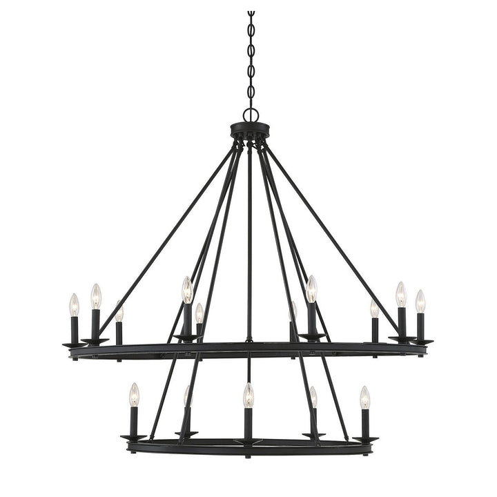 Savoy House Middleton 1-312-15-89 Chandelier Light - Matte Black
