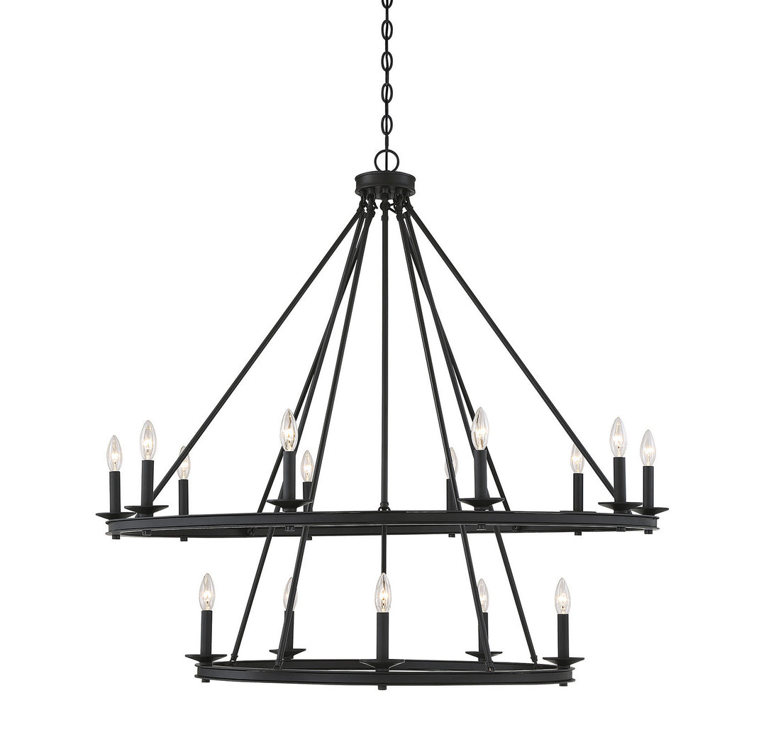 Savoy House Middleton 1-312-15-89 Chandelier Light - Matte Black