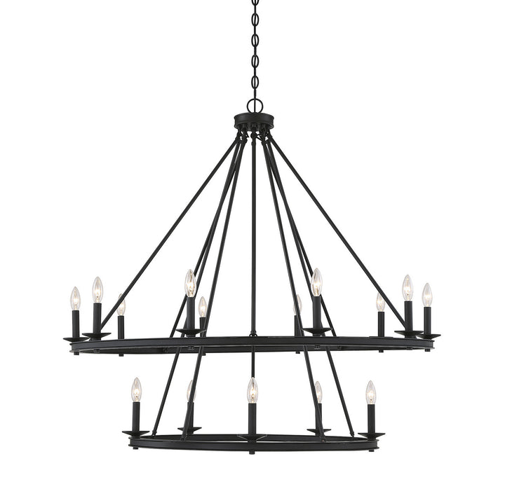 Savoy House Middleton 1-312-15-89 Chandelier Light - Matte Black