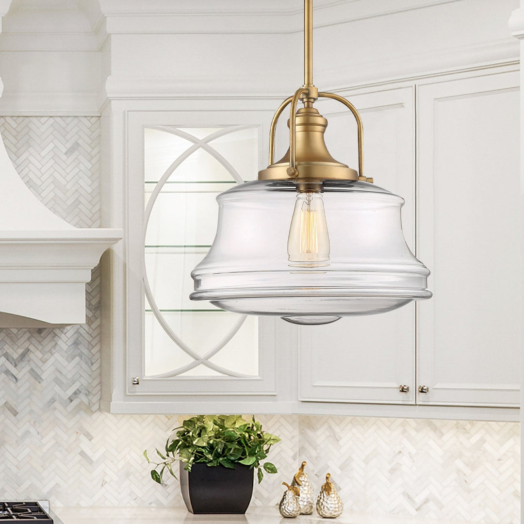 Savoy House Garvey 7-5012-1-322 Pendant Light - Warm Brass