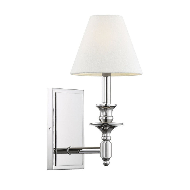 Savoy House Washburn 9-0700-1-109 Wall Sconce Light - Polished Nickel