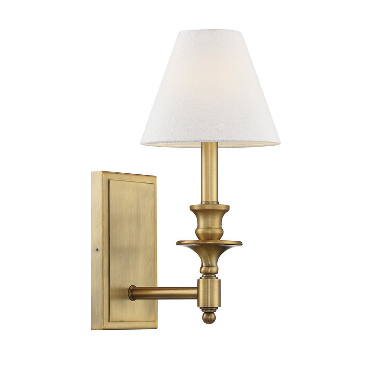 Savoy House Washburn 9-0700-1-322 Wall Sconce Light - Warm Brass