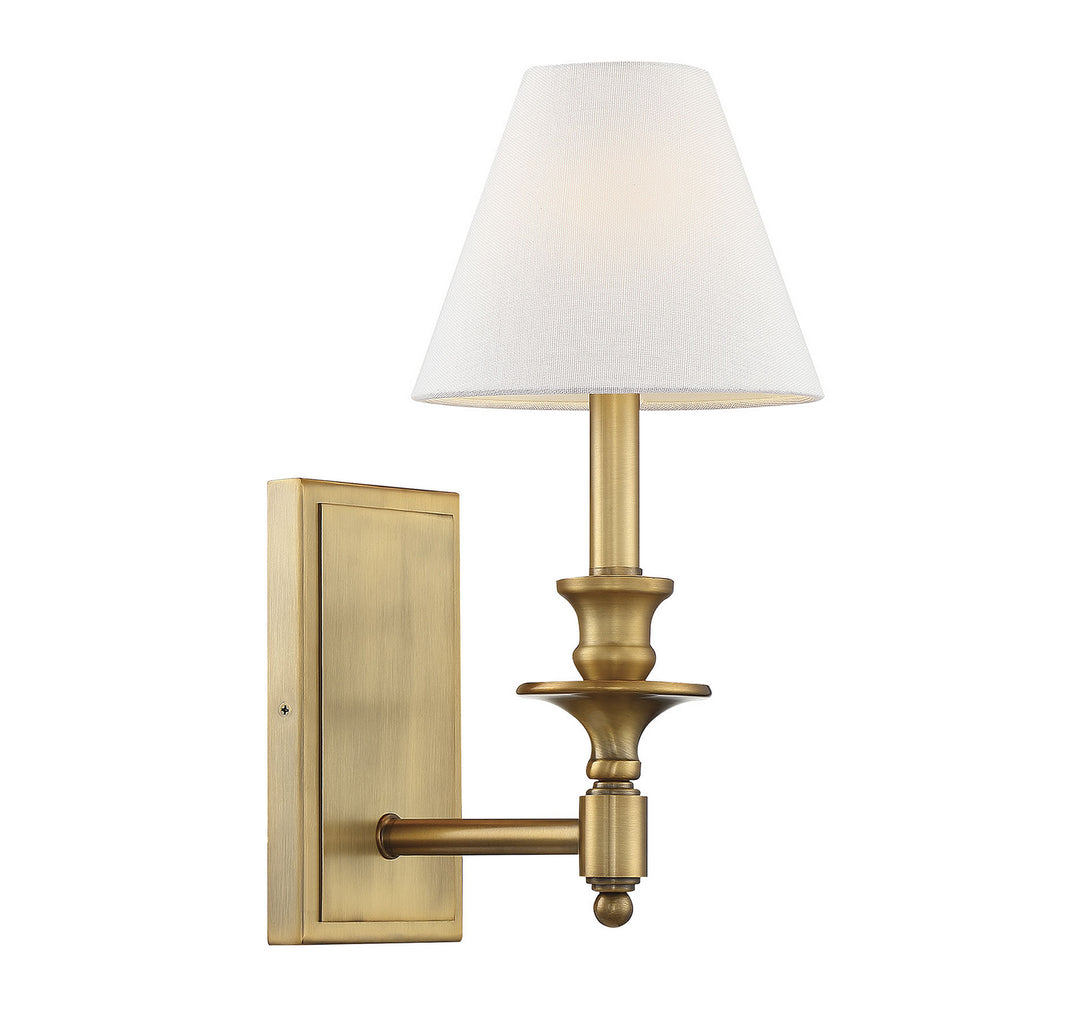 Savoy House Washburn 9-0700-1-322 Wall Sconce Light - Warm Brass