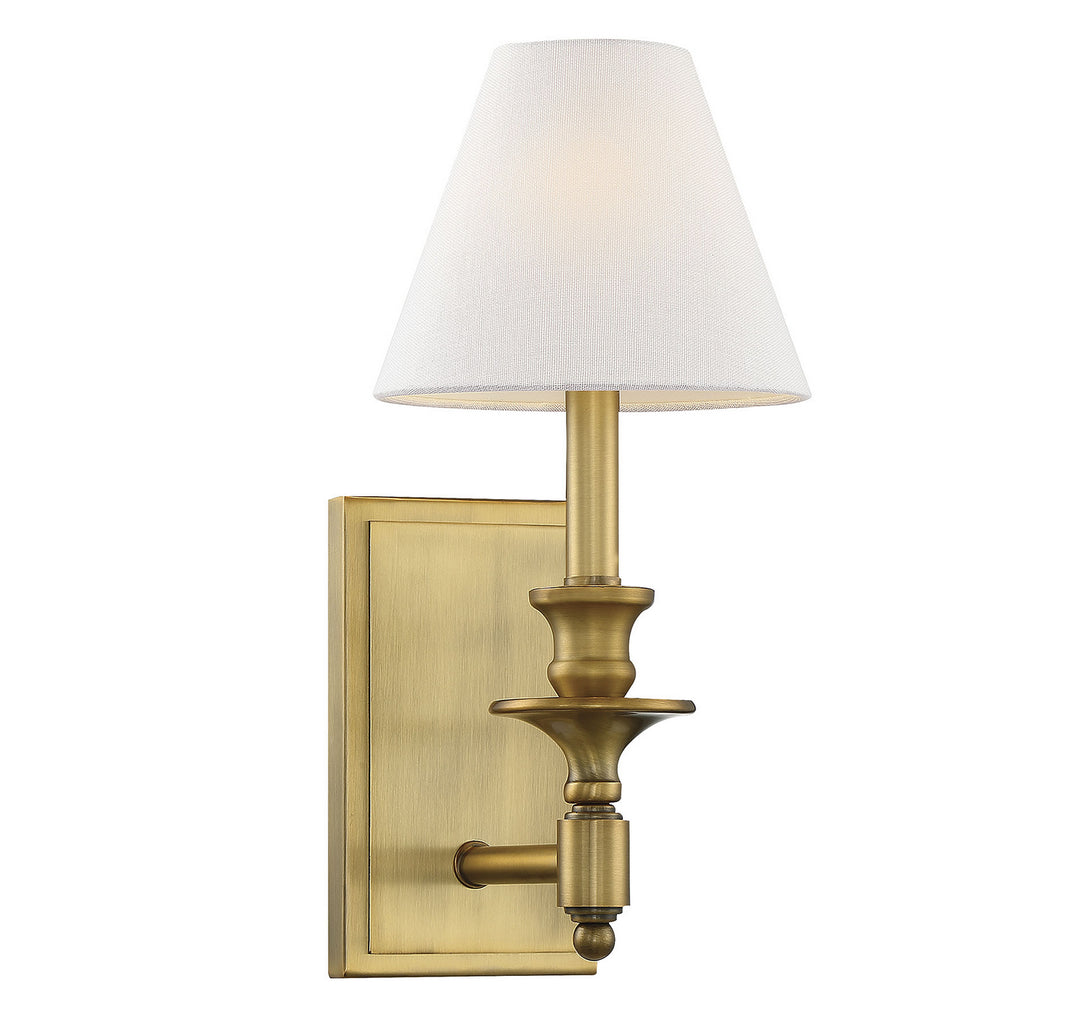 Savoy House Washburn 9-0700-1-322 Wall Sconce Light - Warm Brass