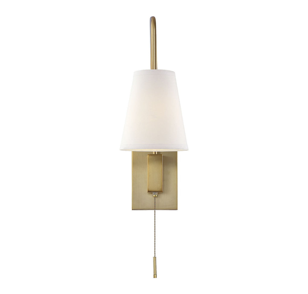 Savoy House Owen 9-0900CP-1-322 Wall Sconce Light - Warm Brass
