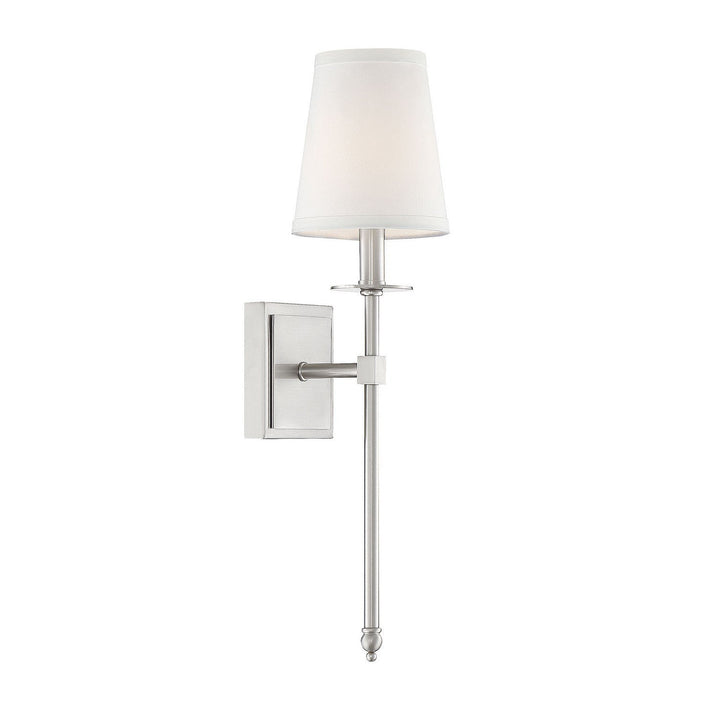 Savoy House Monroe 9-302-1-SN Wall Sconce Light - Satin Nickel