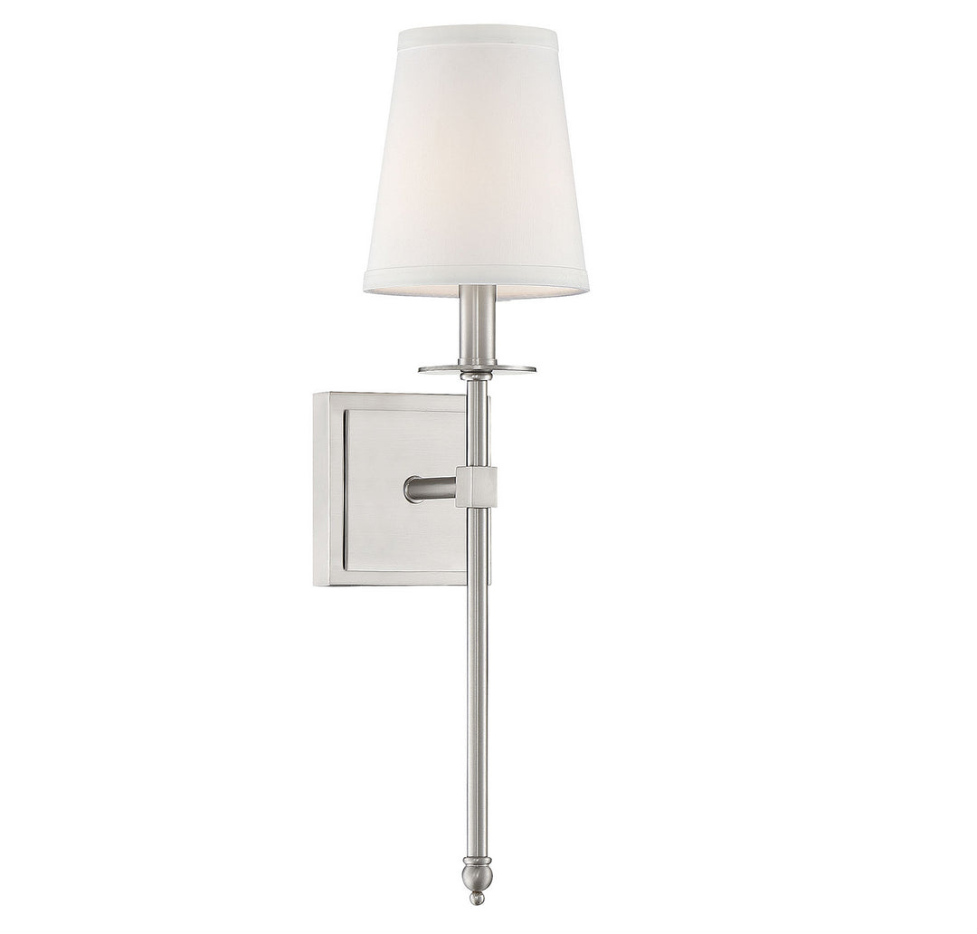 Savoy House Monroe 9-302-1-SN Wall Sconce Light - Satin Nickel