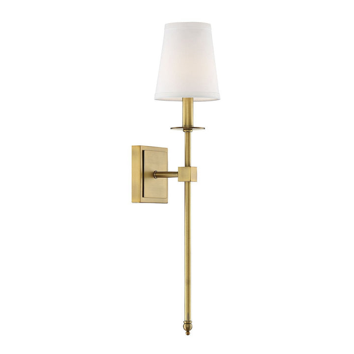 Savoy House Monroe 9-303-1-322 Wall Sconce Light - Warm Brass