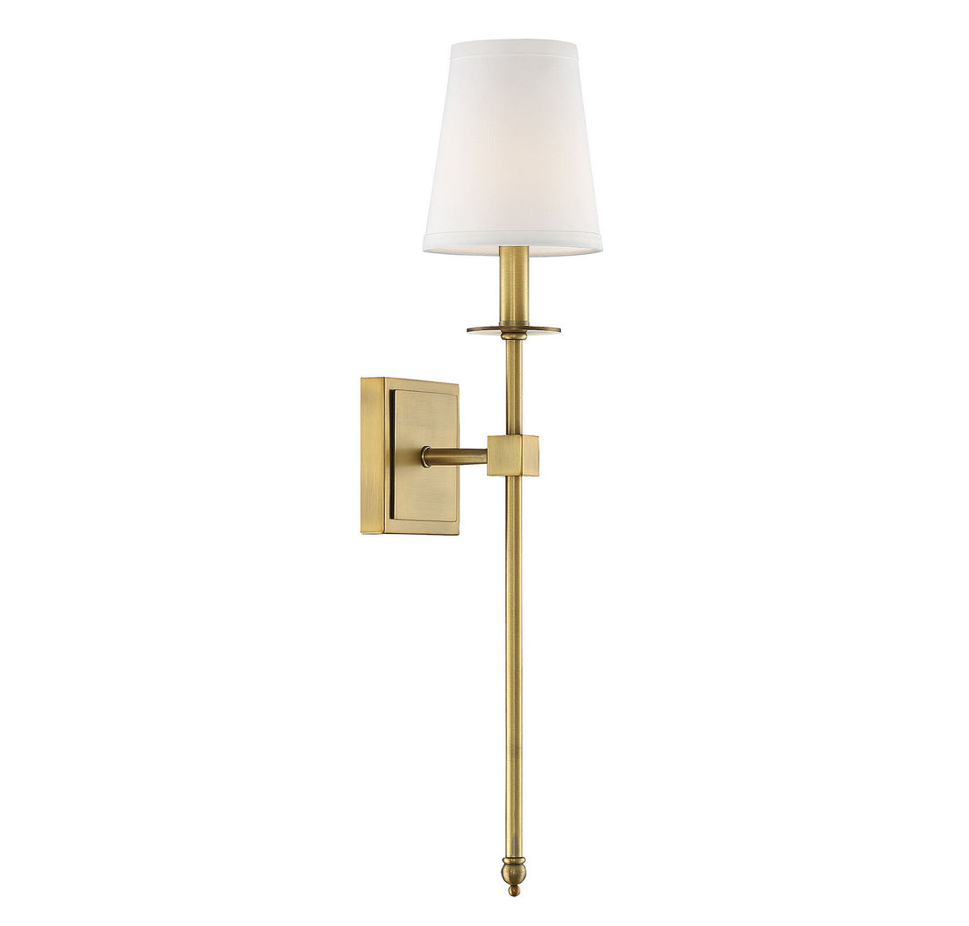 Savoy House Monroe 9-303-1-322 Wall Sconce Light - Warm Brass