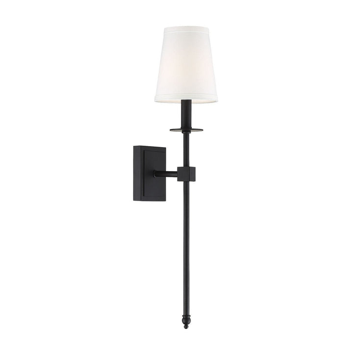 Savoy House Monroe 9-303-1-89 Wall Sconce Light - Matte Black