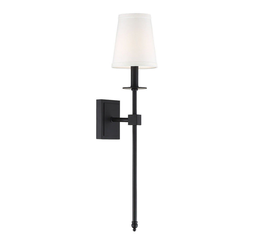 Savoy House Monroe 9-303-1-89 Wall Sconce Light - Matte Black