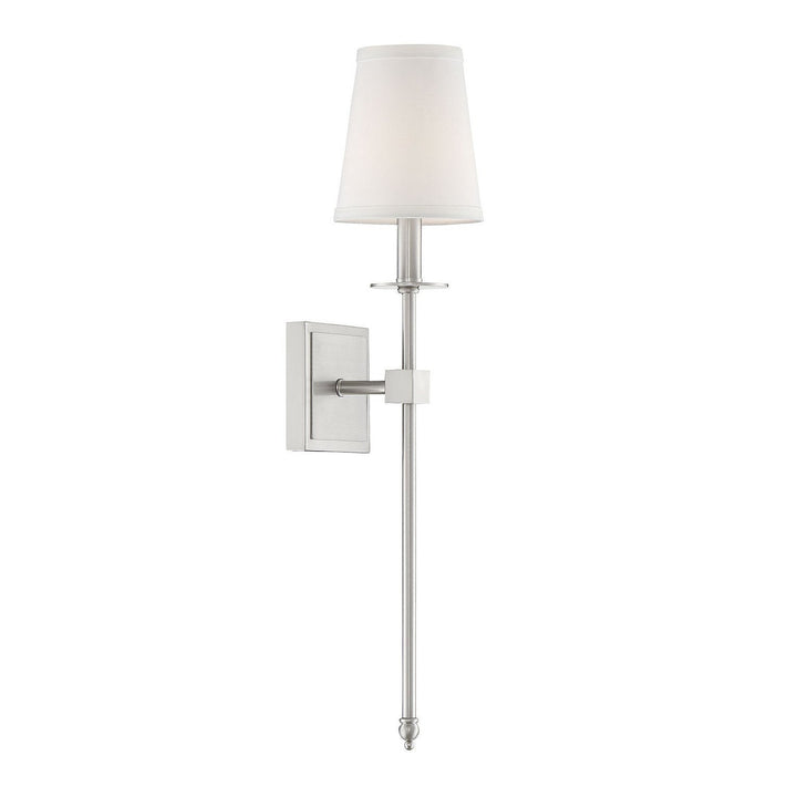 Savoy House Monroe 9-303-1-SN Wall Sconce Light - Satin Nickel