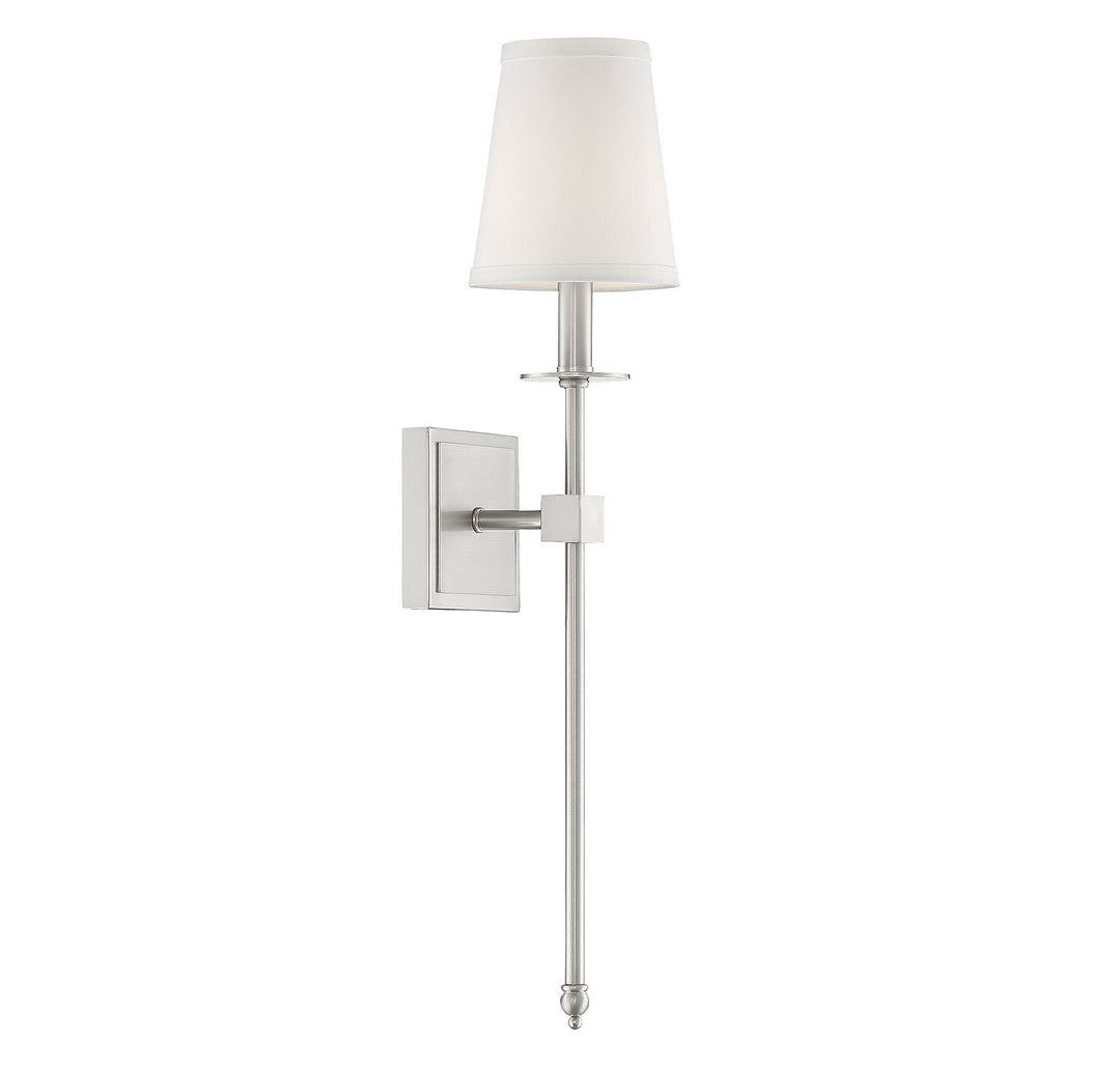 Savoy House Monroe 9-303-1-SN Wall Sconce Light - Satin Nickel