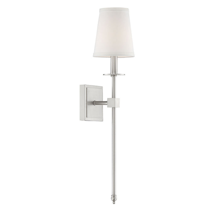 Savoy House Monroe 9-303-1-SN Wall Sconce Light - Satin Nickel