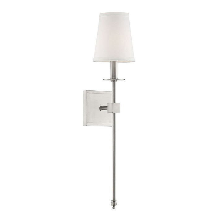 Savoy House Monroe 9-303-1-SN Wall Sconce Light - Satin Nickel