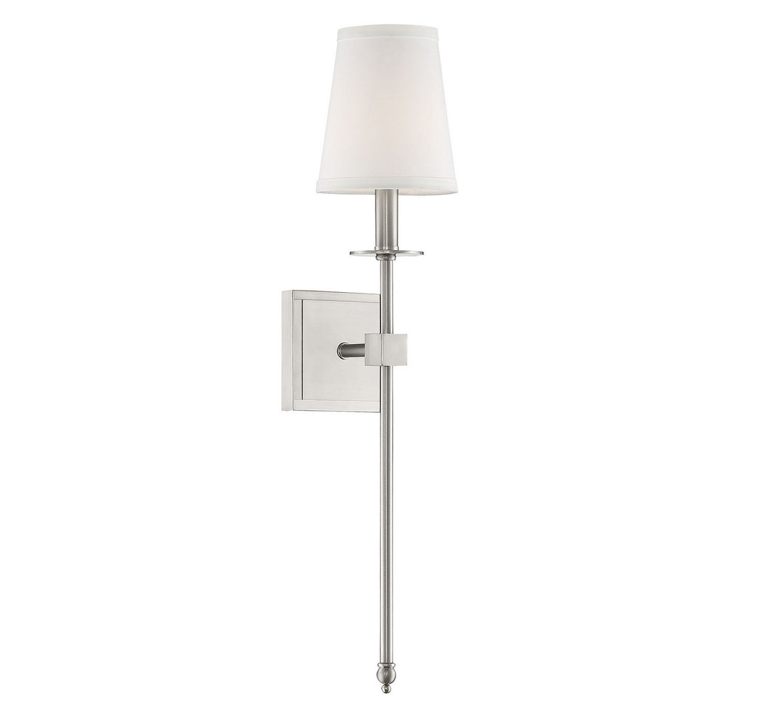 Savoy House Monroe 9-303-1-SN Wall Sconce Light - Satin Nickel
