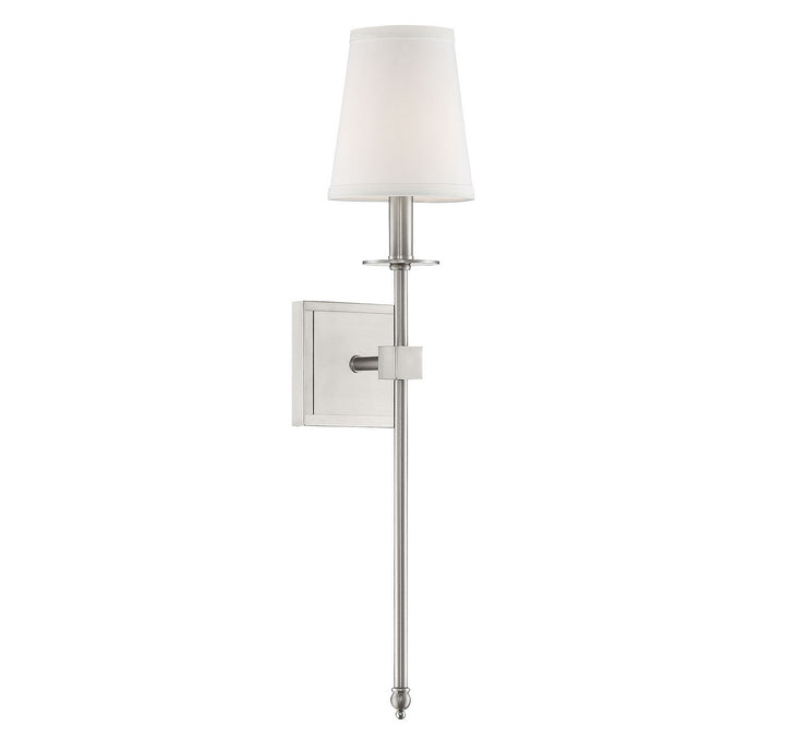 Savoy House Monroe 9-303-1-SN Wall Sconce Light - Satin Nickel