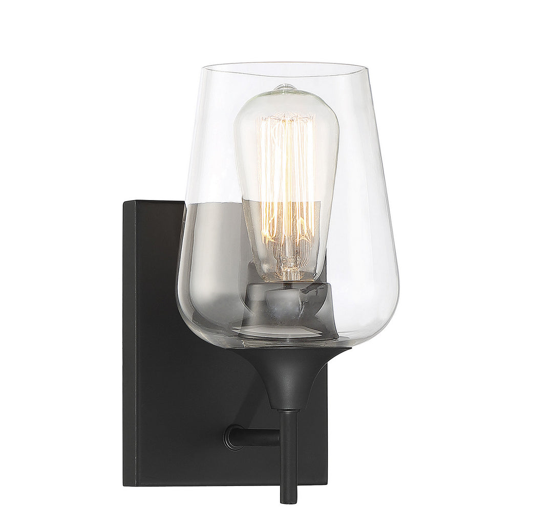 Savoy House Octave 9-4030-1-BK Wall Sconce Light - Black