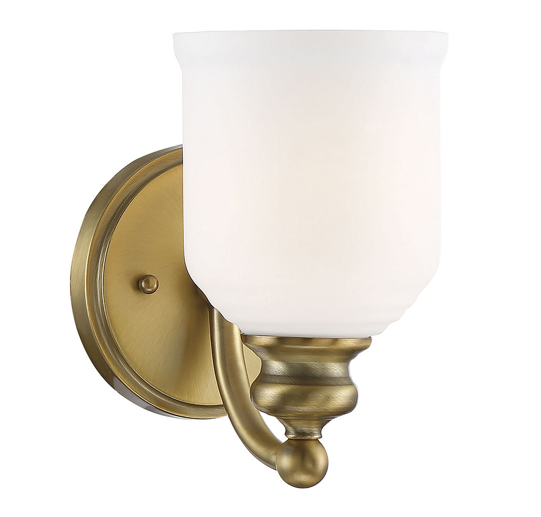 Savoy House Melrose 9-6836-1-322 Wall Sconce Light - Warm Brass