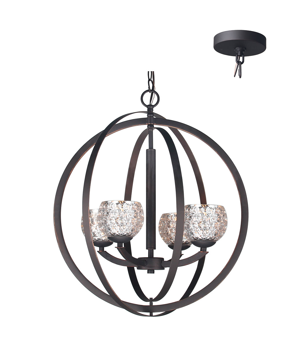 Woodbridge Mirage 14320MEBLE-C00514 Chandelier Light - Bronze
