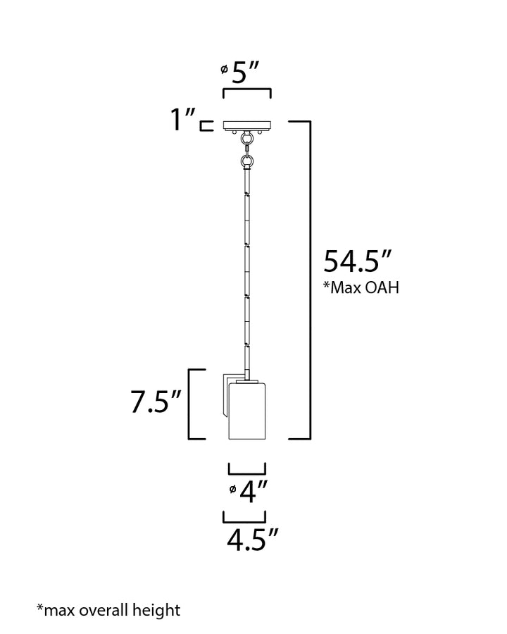 Maxim Dart 91280SWSBR Pendant Light - Satin Brass