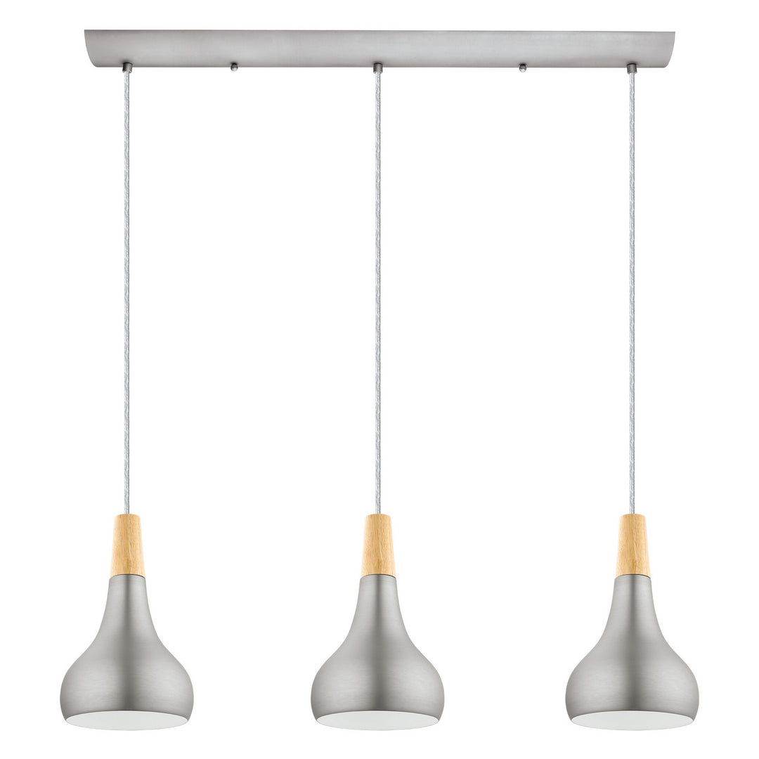 Eglo Sabinar 202314A Pendant Light - Brushed Nickel