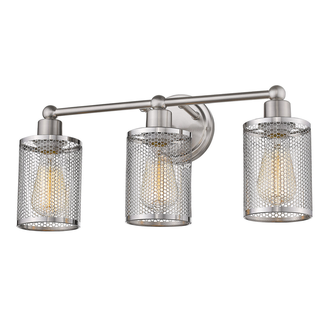 Eglo Verona 203462A Bath Vanity Light 7 in. wide - Brushed Nickel